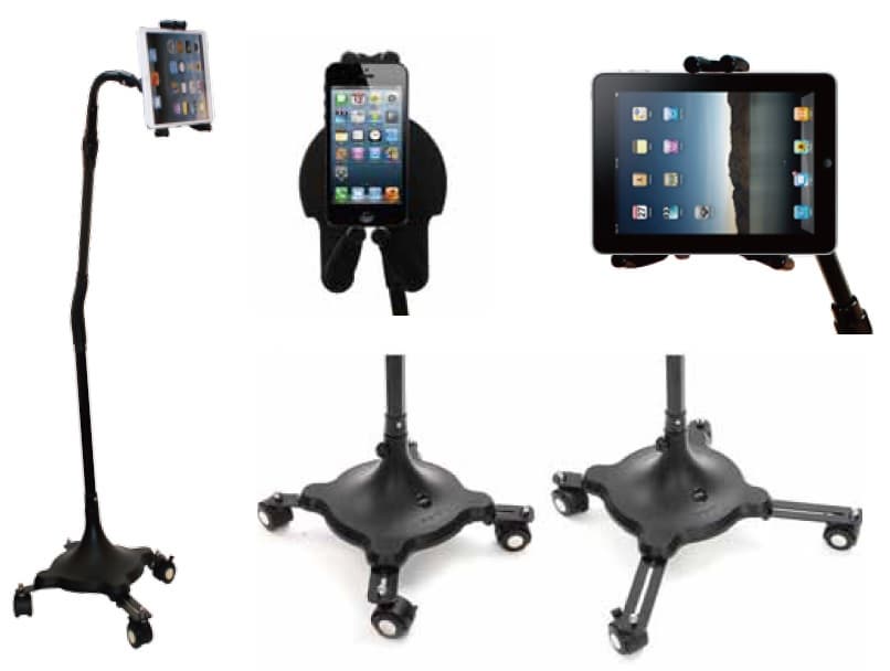 Floor Stand with Universal Device Holder